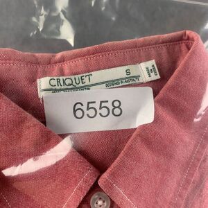 Criquet Button Down‎ Shirt Mens Small Pink Oxford Organic Cotton